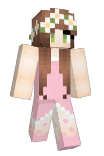 CrystalRoseMC Minecraft avatar full body
