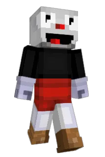CupDead Minecraft avatar full body