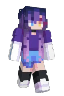 Minecraft-Avatar von CurlyCosplay: ganzer Körper