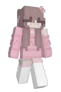 CuteGirly Minecraft avatar full body