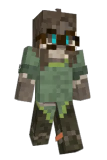 CyanBluric Minecraft avatar full body