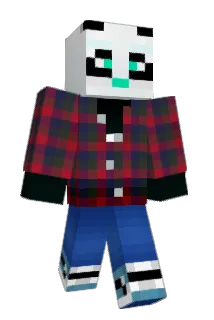 CyanPanda7 Minecraft avatar full body