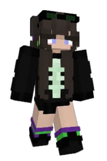 Cyanpurplexed Minecraft avatar full body