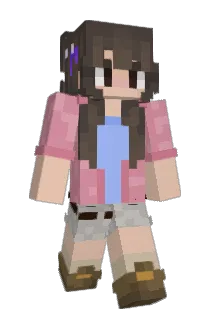 CyberLunar Minecraft avatar full body