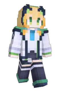 CyberMidori Minecraft avatar full body