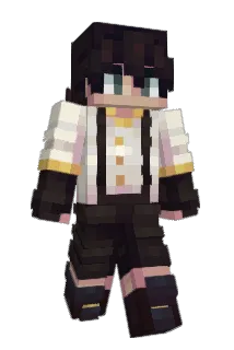 CyberNotes Minecraft avatar full body
