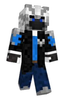 CyberWhite Minecraft avatar full body