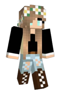 Czarnulla Minecraft avatar full body