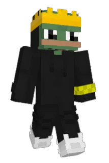 D16H3EAD Minecraft avatar full body