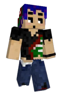D1NOS4RUS Minecraft avatar full body
