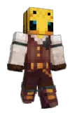 D2MSham Minecraft avatar full body