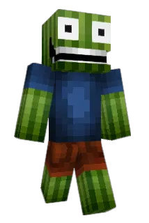 D3BU Minecraft avatar full body