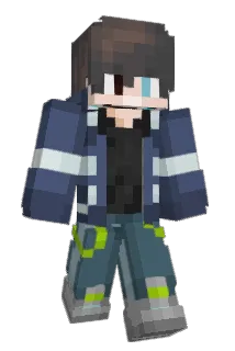 D44RKY1N Minecraft avatar full body