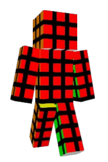 DAflamingGING Minecraft avatar full body