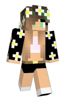 DJGloworm Minecraft avatar full body