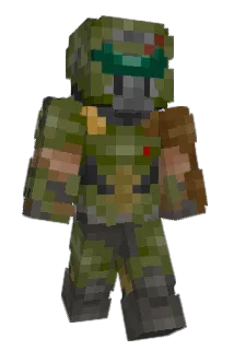 DOOM_all_caps Minecraft avatar full body
