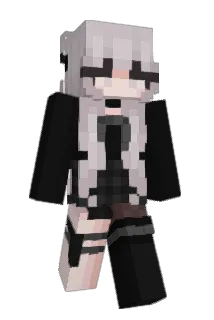 DOWNBADEGIRL Minecraft avatar full body