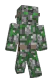 DaFlamango Minecraft avatar full body