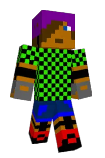 DaPeachy Minecraft avatar full body