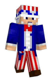 DamnGoodAmerican Minecraft avatar full body