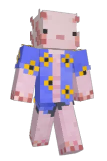 DanieltheAxolotl Minecraft avatar full body