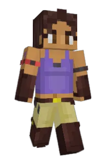 Daphnitomic Minecraft avatar full body