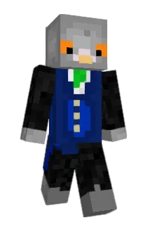 DarkCobaltPigeon Minecraft avatar full body