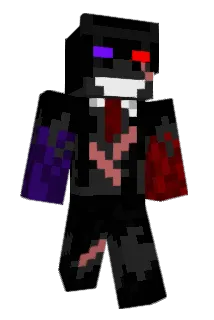 DarkNegoBranco Minecraft avatar full body