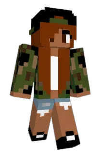 DarkSkinBeauty Minecraft avatar full body