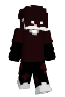 Darkiest Minecraft avatar full body