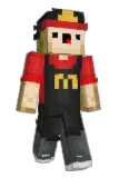 Darkseka Minecraft avatar full body