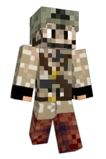 Darnflash Minecraft avatar full body