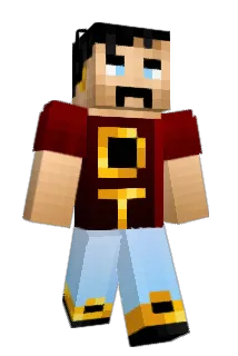 DarthTedious Minecraft avatar full body