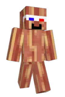 Defending Minecraft avatar full body