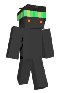 Defensiver Minecraft avatar full body