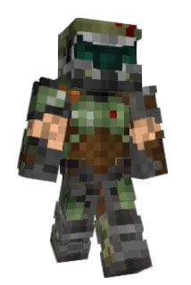 Deinovenator Minecraft avatar full body