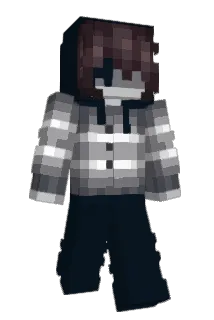 Delulu Minecraft avatar full body
