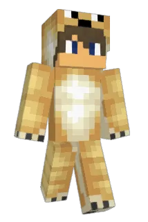 Denimed Minecraft avatar full body