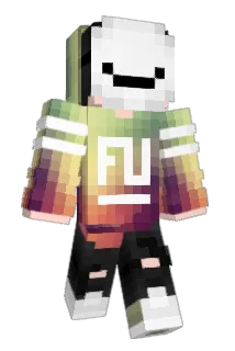 DepriWolf Minecraft avatar full body
