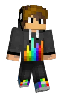 Deprimido Minecraft avatar full body