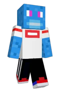 DerBlaueFisch Minecraft avatar full body