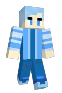 Derblue Minecraft avatar full body