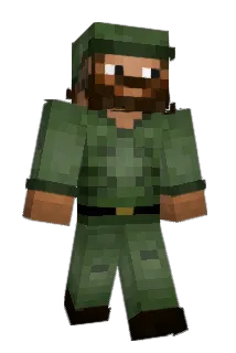 DerekBunchA Minecraft avatar full body