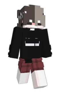 Desafortunado Minecraft avatar full body