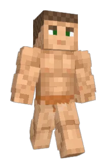 Descente Minecraft avatar full body