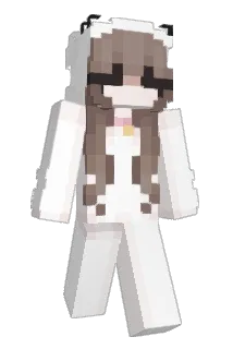 Desconfiada Minecraft avatar full body