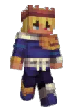 Deskless Minecraft avatar full body