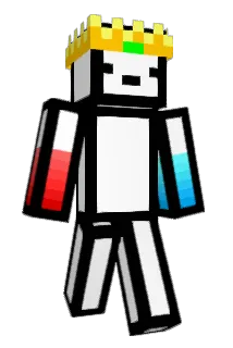 Desktoped Minecraft avatar full body