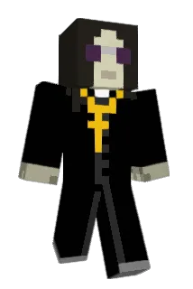 Diamagnetic Minecraft avatar full body