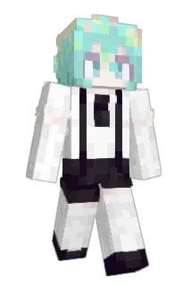 Diamomond Minecraft avatar full body